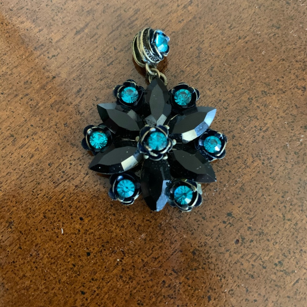 Crystal Flower Pendant